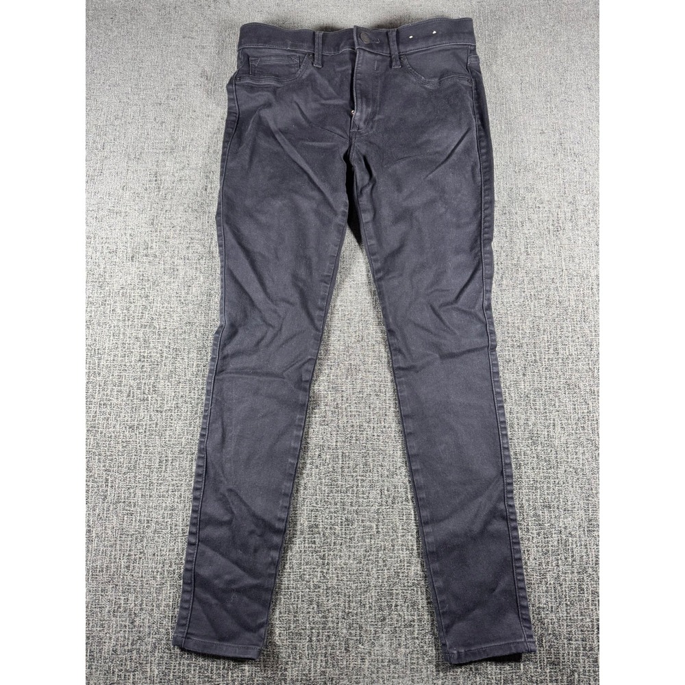 Express Stretch+ Mid Riseโ Legging Jeans Charcoal Gray Skinny Pants Womens 8R